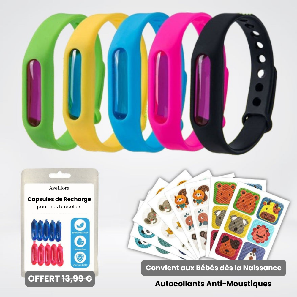Bracelets Anti-Moustiques AveLiora™