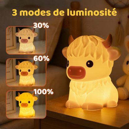 Veilleuse AveLiora® - Vache des Highlands